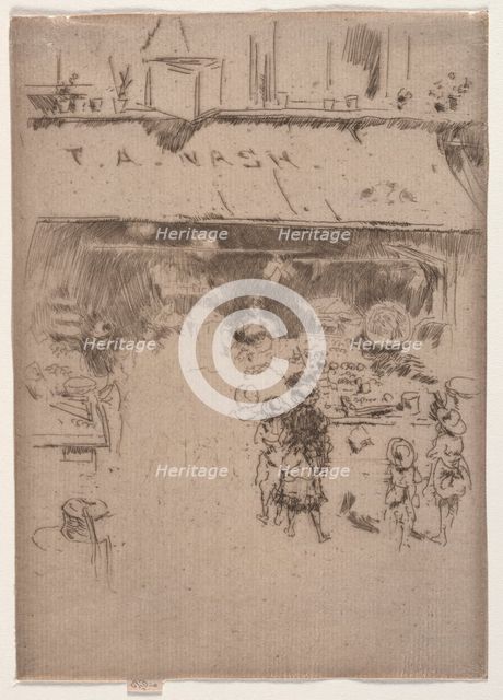 Nash's Fruit Shop. Creator: James McNeill Whistler (American, 1834-1903).