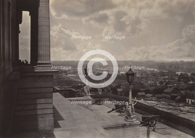 Nashville from the Capitol, 1860s. Creator: George N. Barnard.
