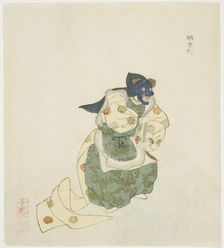 Nasori, from an untitled series of No plays, 1823. Creator: Takashima Chiharu