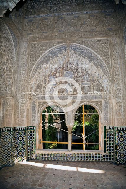 Nasrid Palaces, Alhambra, Granada, Spain, 2007. Creator: Samuel Magal.