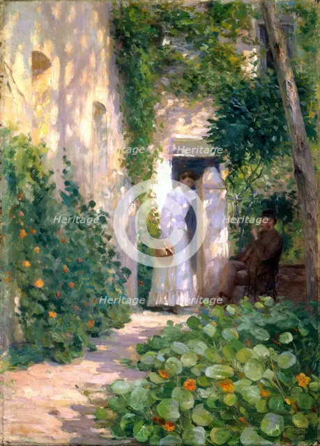 Nasturtiums, c. 1903. Artist: Tucker, Tudor St George (1862-1906)