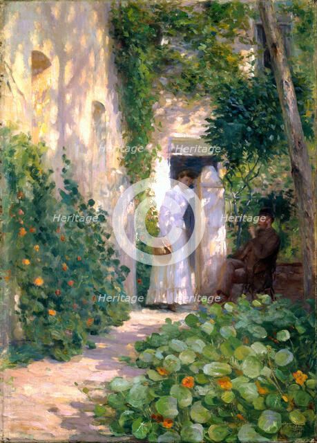 Nasturtiums, c. 1903. Artist: Tucker, Tudor St George (1862-1906)