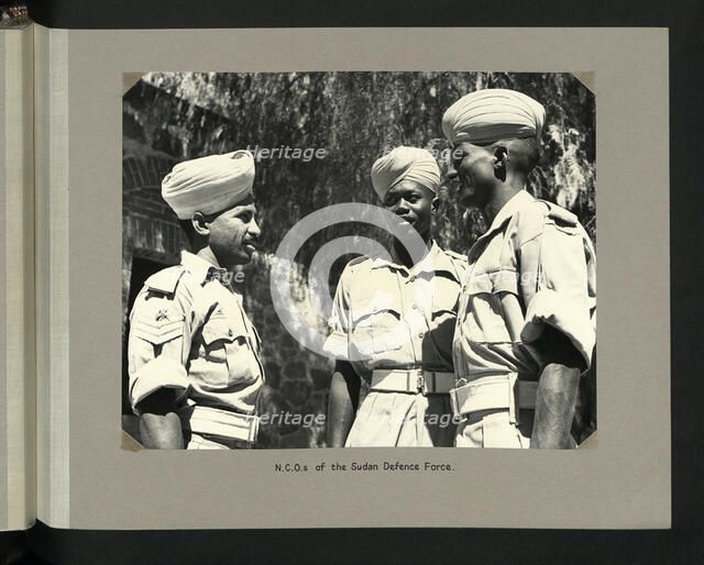 N.C.O.s of the Sudan Defence Force, 1964. Creators: Colonial Office, Unknown.
