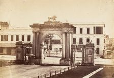 [N.E. Gate of Government House, Calcutta], 1858-61. Creator: John Constantine Stanley
