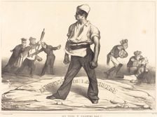 Ne vous y frottez pas!!, 1834. Creator: Honore Daumier
