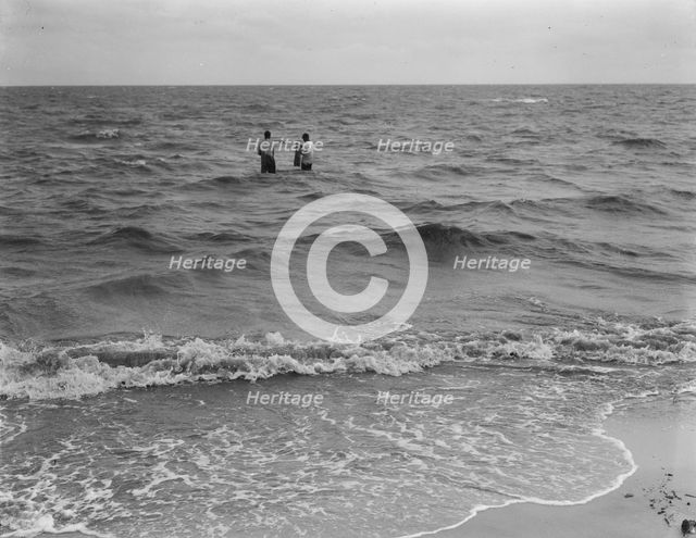 Net fishing on the Gulf of Mexico, Pass Christian, Mississippi, 1937. Creator: Dorothea Lange.