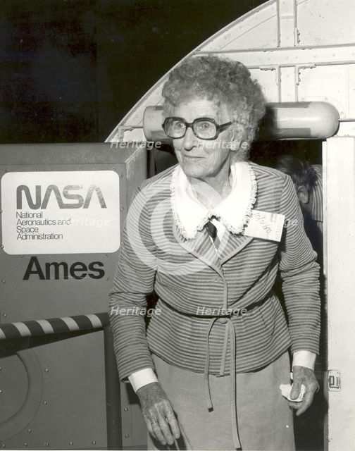 Neta Snook Southern at Ames Research Center, California, USA, 1980.  Creator: NASA.