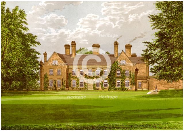 Nether Hall, Suffolk, home of the Greene family, c1880. Artist: Unknown