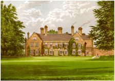 Nether Hall, Suffolk, home of the Greene family, c1880