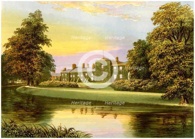 Netherhall, Cumbria, home of the Pocklington-Senhouse family, c1880. Artist: Unknown