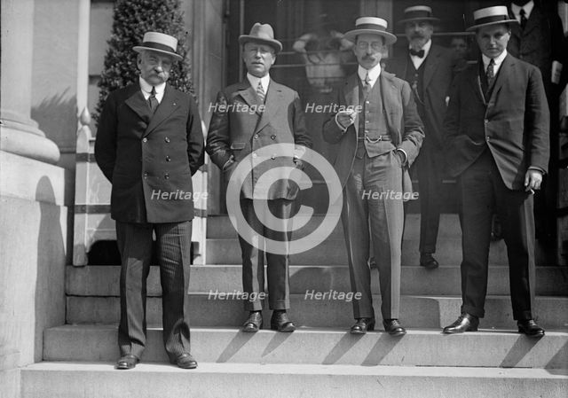 Netherlands Mission To The U.S. - Joost Vollenhoven; A.J. Von Eald; J.B. Von Der Hooven Von..., 1917 Creator: Harris & Ewing.