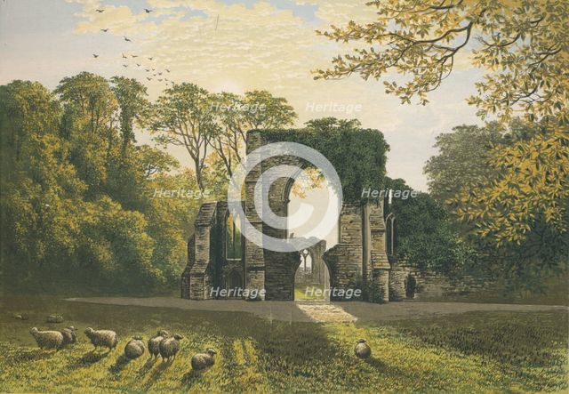 'Netley Abbey', c1880, (1897). Artist: Alexander Francis Lydon.