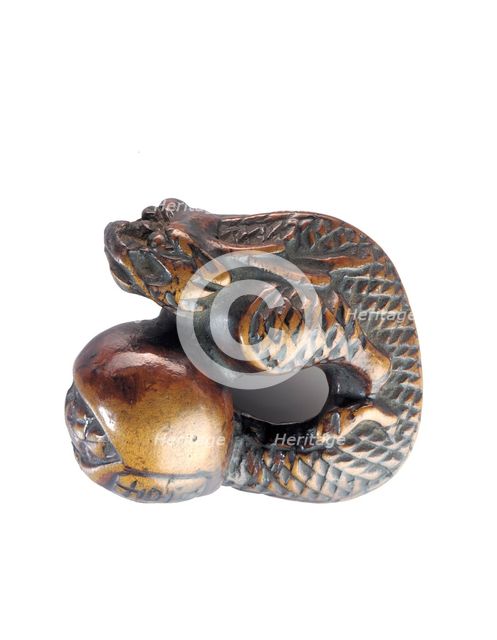 Netsuke, Edo period, late 17th-mid 18th century. Creators: Haritsu Ogawa, Yoshitomo.