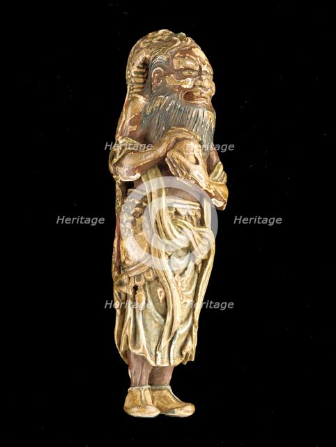 Netsuke: Riujin, Edo period, 18th century. Creator: Shuzan.
