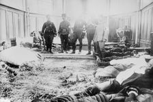 Neufmentier [i.e., Chauconin-Neufmontiers], French & German wounded..., between c1910 and c1915. Creator: Bain News Service