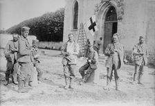 Neufmentier [i.e., Chauconin-Neufmontiers], German wounded prisoners, between c1914 and c1915. Creator: Bain News Service