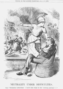 Neutrality Under Difficulties 1876. Creator: Joseph Swain