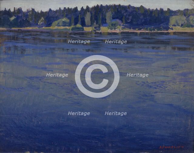 Neva, 1916. Artist: Rylov, Arkadi Alexandrovich (1870-1939)