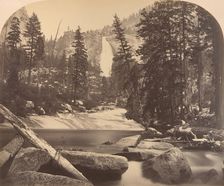 Nevada Fall, 700 Feet, 1861. Creator: Carleton Emmons Watkins