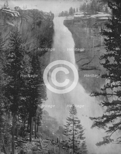 'Nevada Fall in the Yosemite Valley', 19th century. Artist: Unknown.