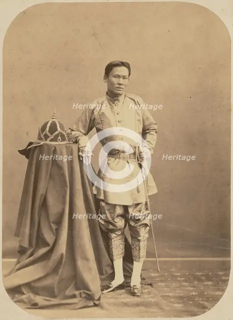 Neveu du 1st Ambassade Siam, 1860-1861. Creator: Nadar.