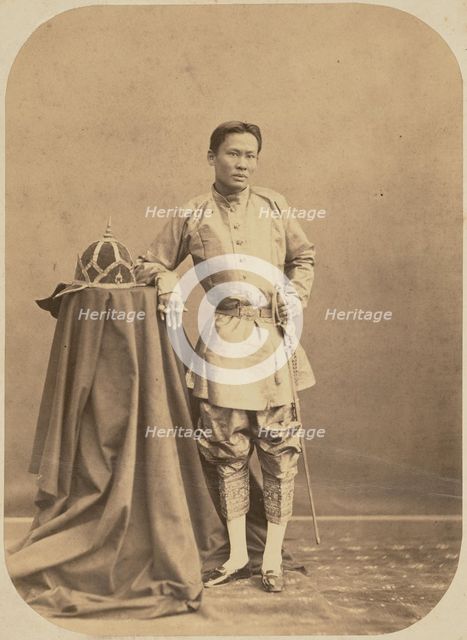 Neveu du 1st Ambassade Siam, 1860-1861. Creator: Nadar.