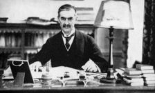 Neville Chamberlain (1869-1940), British prime minister, c1930s (1936)