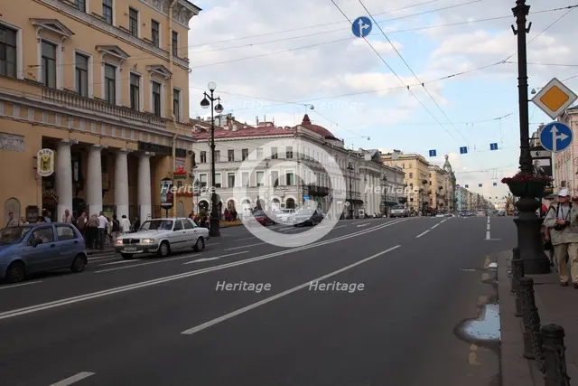 Nevsky Prospect, St Petersburg, Russia, 2011. Creator: Sheldon Marshall.