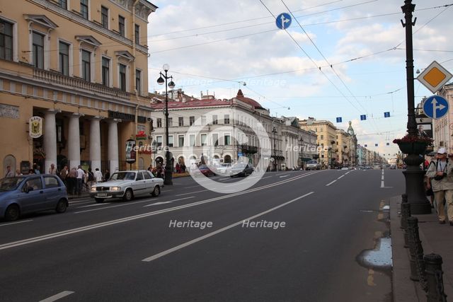 Nevsky Prospect, St Petersburg, Russia, 2011. Creator: Sheldon Marshall.