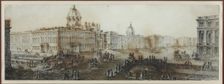 Nevsky Prospekt near the Catherine Canal in Saint Petersburg
