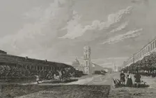 Nevsky Prospekt, Saint Petersburg, Russia, 1839. Creator: Augustin François Lemaitre