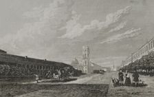 Nevsky Prospekt, Saint Petersburg, Russia, 1839. Creator: Augustin François Lemaitre
