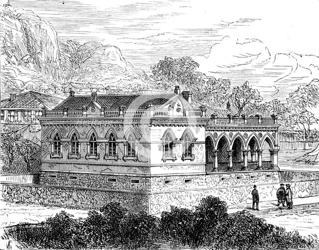 New masonic hall, Koolangsu, Amoy, 1880. Creator: Unknown.