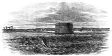 New Martello Tower, at the Fair-Way of the Thames and Medway, 1856. Creator: Unknown
