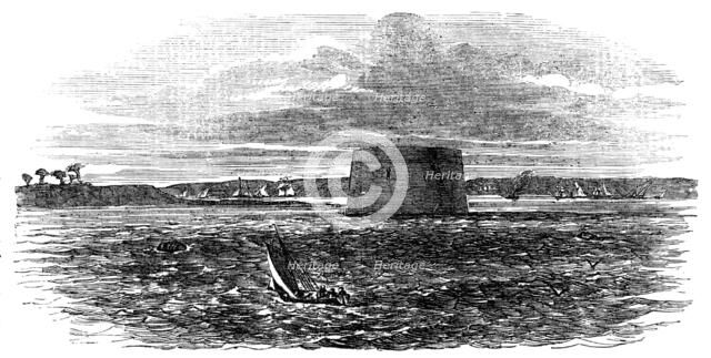 New Martello Tower, at the Fair-Way of the Thames and Medway, 1856.  Creator: Unknown.