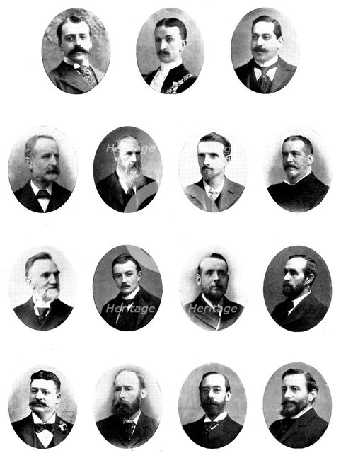 New Members of the London County Council, 1898. Creator: Unknown.