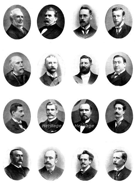 New Members of the London County Council, 1898. Creator: Unknown.