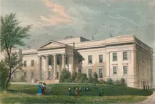New Merchant Maiden Hospital, Lauriston Lane, Edinburgh c1830. Creator: J Henshall