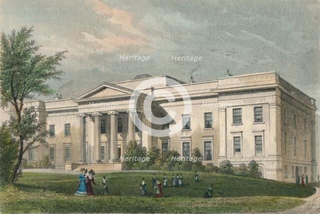 'New Merchant Maiden Hospital, Lauriston Lane, Edinburgh', c1830. Creator: J Henshall.