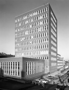 New metallurgy block shortly after completion, Sheffield University, South Yorkshire, 1966. Artist: Michael Walters