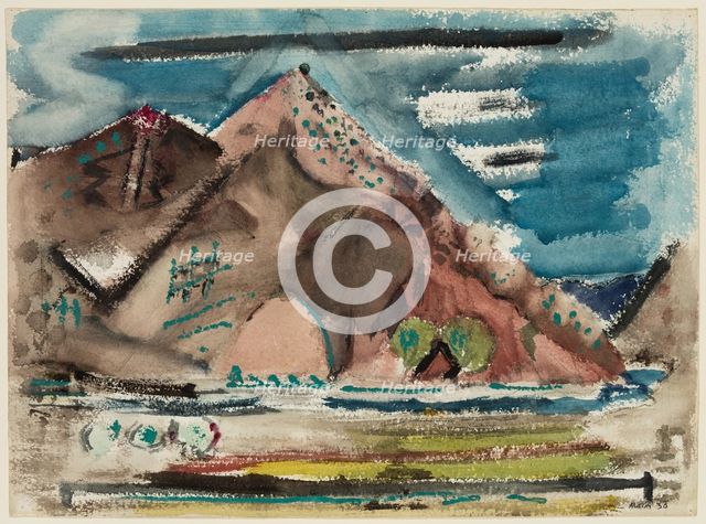 New Mexican Landscape near Taos, 1930. Creator: John Marin.