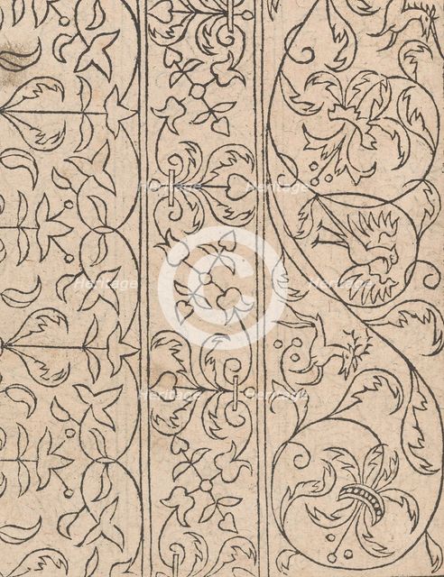 New Modelbüch allen Nägerin u. Sydenstickern (Page 16v), 1556. Creator: Hans Hoffman.