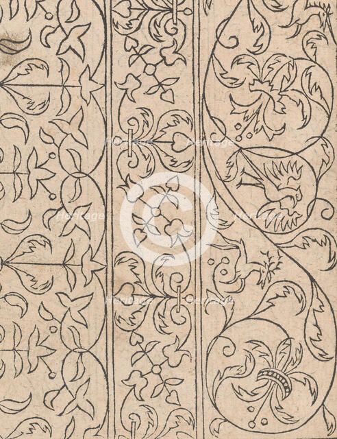 New Modelbüch allen Nägerin u. Sydenstickern (Page 16v), 1556. Creator: Hans Hoffman.