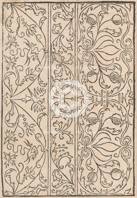 New Modelbüch allen Nägerin u. Sydenstickern (Page 17v), 1556. Creator: Hans Hoffman.
