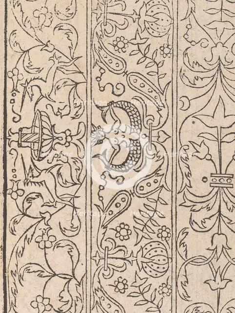 New Modelbüch allen Nägerin u. Sydenstickern (Page 19r), 1556. Creator: Hans Hoffman.