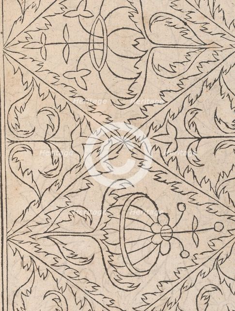 New Modelbüch allen Nägerin u. Sydenstickern (Page 25r), 1556. Creator: Hans Hoffman.