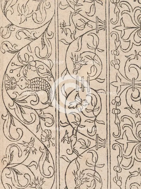 New Modelbüch allen Nägerin u. Sydenstickern (Page 20r), 1556. Creator: Hans Hoffman.