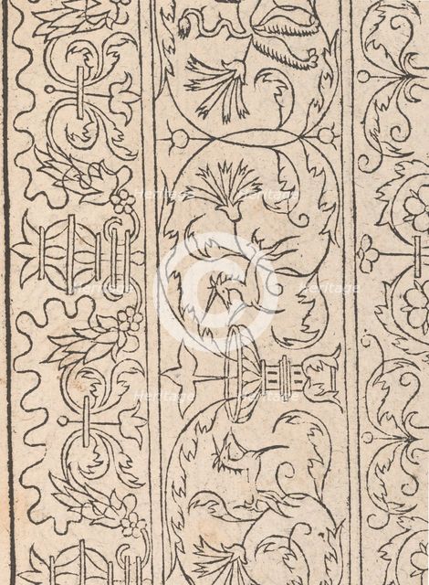 New Modelbüch allen Nägerin u. Sydenstickern (Page 21r), 1556. Creator: Hans Hoffman.