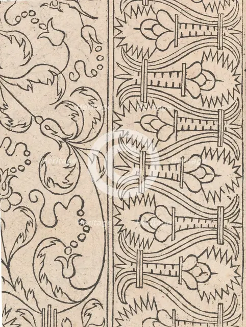 New Modelbüch allen Nägerin u. Sydenstickern (Page 22v), 1556. Creator: Hans Hoffman.