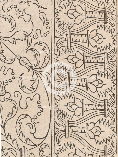 New Modelbüch allen Nägerin u. Sydenstickern (Page 22v), 1556. Creator: Hans Hoffman.